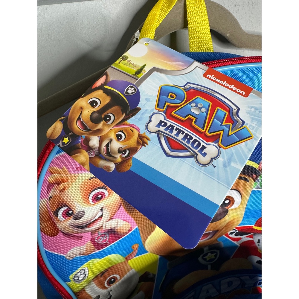 Paw Patrol Backpack and Lunch Box Set Kids Blue Red Yellow Nickelodeon‎ NWT - Picture 2 of 7